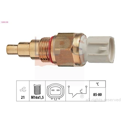Imagen de EPS 1.850.109 Interruptor de temperatura, ventilador del radiador M16x1,5 Made in Italy OE Equivalent MITSUBISHI: ECLIPSE 1