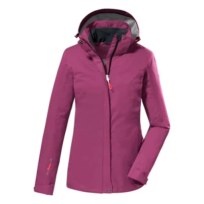 Imagen de Killtec KOS 133 WMN JCKT 38383 000 Chaqueta funcional para mujer con capucha desmontable, color magenta, 36