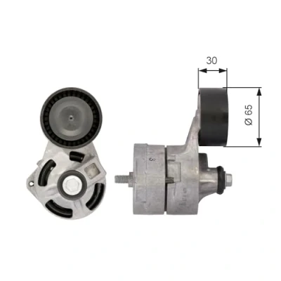Imagen de GATES FleetRunner Micro V Kit T39108 Polea Tensora FORD: Transit Mk6 Furgón, Camión de plataforma/Chasis