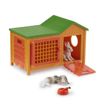 Imagen de Terra by Battat Juguete de Conejito Conejo Estatuilla casa del Bunny Hutch