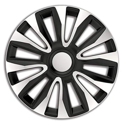 Imagen de AutoStyle PP 5096SB Tapacubos 16in negro/plata
