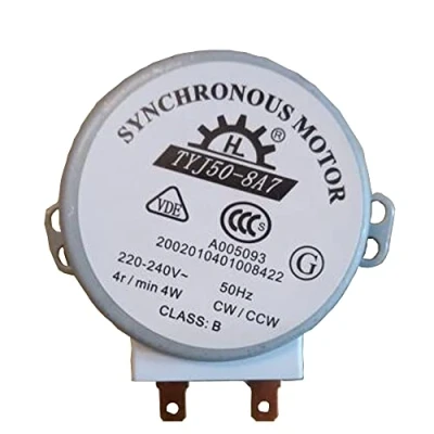 Imagen de WuYan CW/CCW TYJ50 8A7 Motor síncrono, 50 Hz, 220 240 V de CA, 4 W, rpm, diámetro, para soplador aire caliente o bandeja horno microondas