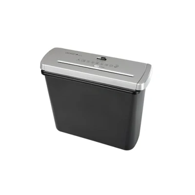 Imagen de Trituradora de papel Genie 106 S Vario para cualquier papelera (hasta 6 hojas, corte en tiras), color plata