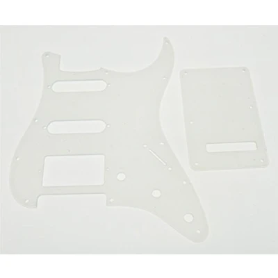 Imagen de KAISH Golpeador transparente de 11 agujeros estilo ST/Strat HSS con placa trasera ST cubierta trémolo trem para Estados Unidos/México Stratocaster/Strat