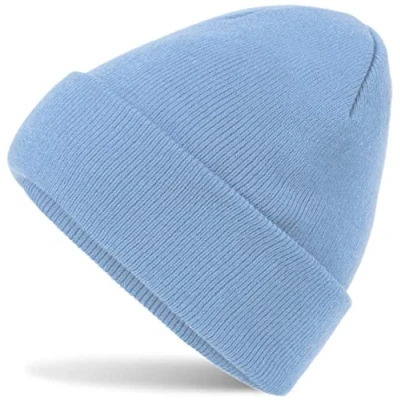 Imagen de Hatstar gorro de invierno para mujer, punto fino, unisex, suave y cálido, Blue Sky, 30 36