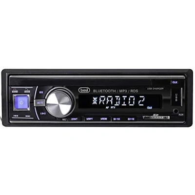 Imagen de Trevi Scd 5702 BT Radio de Coche con USB, SD, Aux In, Bluetooth, USB Fast Charge para Carga rápida Smartphone, 30 W, Color Negro