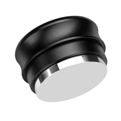Imagen de Normcore Tamper de café 58,5 mm, resorte integrado, nivelador espresso, herramienta barista, base plana acero inoxidable 304, soporte aluminio anodizado