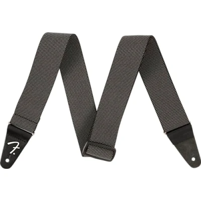Imagen de Fender® WeighLess™ Correa para guitarra de tweed, elástica, color gris