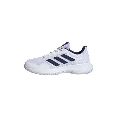 Imagen de adidas Game Spec 2 Tennis Shoes, Zapatos Bajos Que no Son de fútbol Unisex Adulto, FTWR White/Dark Blue/FTWR White, 48 EU