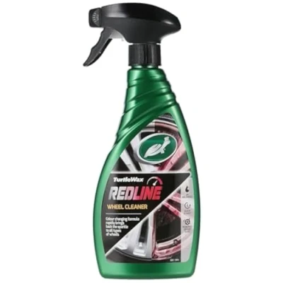 Imagen de Limpiador de ruedas Turtle Wax Redline, 500 ml Sin ácido, seguro para todas las aleaciones, adhesivos y tuercas rueda Gel espeso máxima adhesión, limpieza contacto instantánea