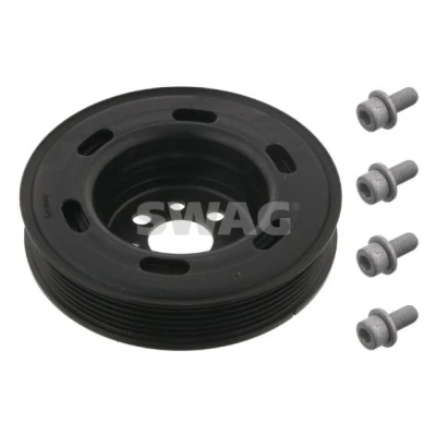 Imagen de SWAG 30 93 3608 Polea de Cigüeñal 6PK 143 5 con tornillos AUDI: A4 B6 Berlina, B7 A6 C5 Avant, VOLKSWAGEN: Passat Berlina