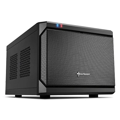 Imagen de Sharkoon QB ONE Caja de Ordenador, PC Gaming, MINI ITX, Negro