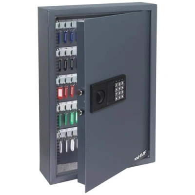 Imagen de HMF 2100 11 Caja Fuerte para Llaves, 108 Ganchos, Cerradura Electrónica, 66,5 x 43 13 cm, antracita