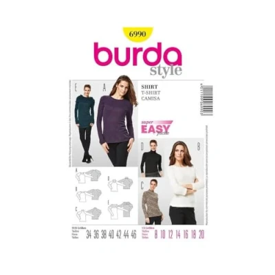 Imagen de Burda Patrón 6990 Camiseta