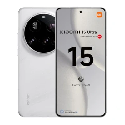 Imagen de Xiaomi 15 Ultra Smartphone de 16+512GB, Lente óptica Leica Summilux, Snapdragon 8 Elite, Pantalla AMOLED WQHD+ 6,73&quot; 120 Hz, HyperCharge 90W, Cargador no Incluido, Blanco (Versión ES)