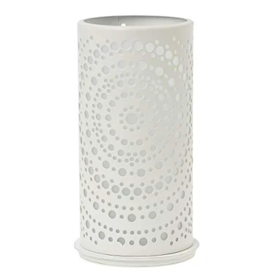Imagen de Billy portavelas blanco 14 x 6,5 cm, candelero de metal 4
