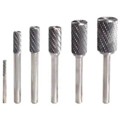 Imagen de KS Tools 515.3231 Fresa con vástago HM cilíndrica de forma A dentado frontal, 3 mm
