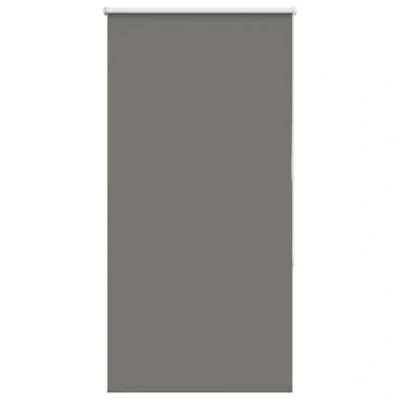 Imagen de vidaXL Estor Enrollable Opaco Gris Claro 80x175 cm Tela Ancho 75,7 cm, día y Noche, de Cocina, Enrollable,