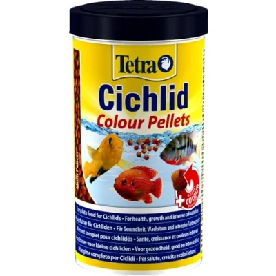 Imagen de Tetra Alimentar a los Peces Cíclidos de Color, Comida peces, 500 ml