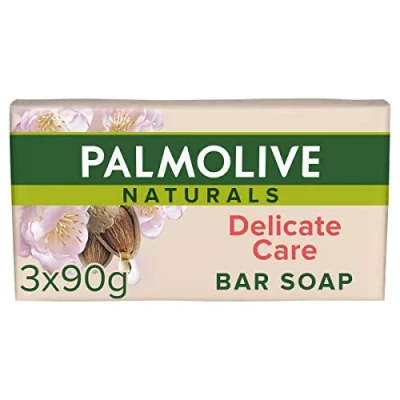 Imagen de Palmolive Naturals Jabón, Leche de Almendras, 3 Unidades