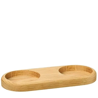 Imagen de Zassenhaus Posavasos de madera roble para 2 molinillos apto molinos hasta 6 cm diámetro 17 x 8 1,5