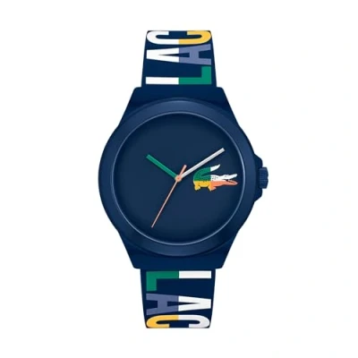Imagen de Lacoste Reloj Analógico de Cuarzo para hombre con Correa en silicona Azul Marino 2011184