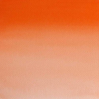 Imagen de Winsor &amp; Newton Acuarela Profesional Pintura de Acuarela, Alta Luminosidad, Resistente a la Luz, Calidad Archivo, 1/2 Godet, Color Naranja Matiz Rojo