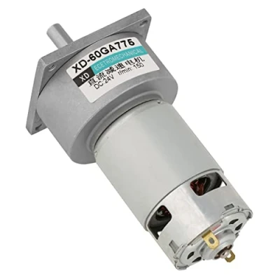 Imagen de Mini motor de engranaje CC 12 V/24 V 35 W metal velocidad ajustable gran par CW/CCW (24 150 rpm)