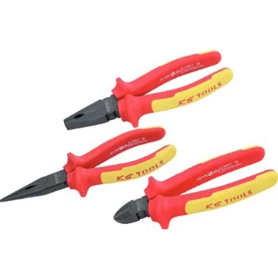 Imagen de KS TOOLS 117.1110 Juego de pinzas con función corte Acero para herramientas