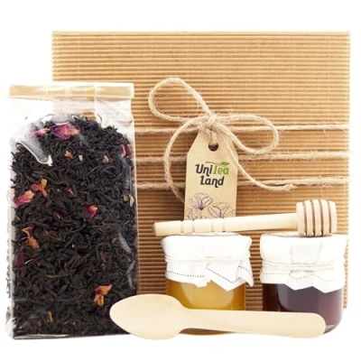Imagen de Pequeño set de Regalo con Té y Dulces UniTea Land