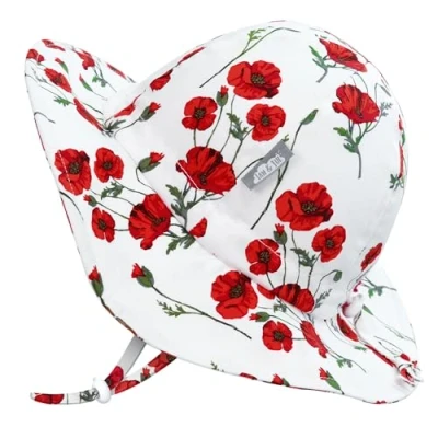 Imagen de Glattol Jan &amp; Jul Girls&#039; Breathable Cotton Sun Hat with 50+ UPF Protection for Baby Toddler