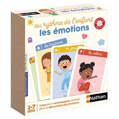 Imagen de Nathan Rythme Emotions Juego de Tarjetas Memoria y Pares para Niños 3 a 7 Años, 1120600094, Multicolor