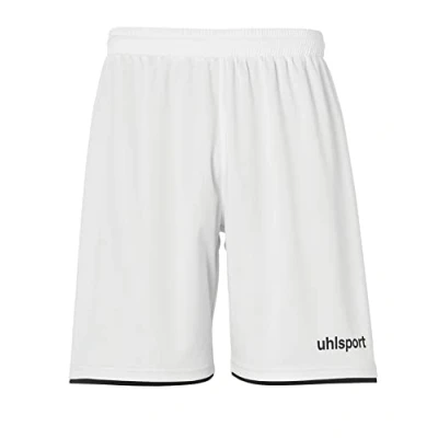 Imagen de Uhlsport Club Shorts De Fútbol para Hombre, Blanco/Negro, S