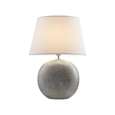 Imagen de Lindby Florentino lámpara de mesa, 49 cm, cerámica, textil
