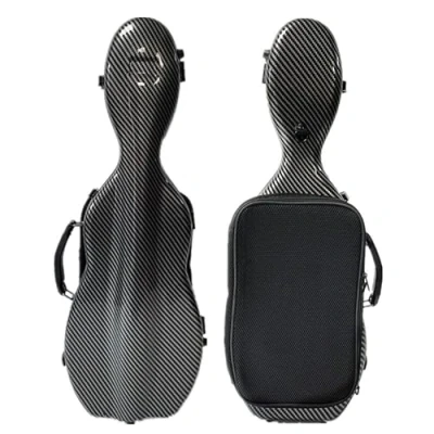 Imagen de LANDTOM Mochila para violín de fibra carbono 4/4 tamaño completo y 3/4 con correas dobles el hombro, resistente a la presión, al desgaste, funda transportable por aire