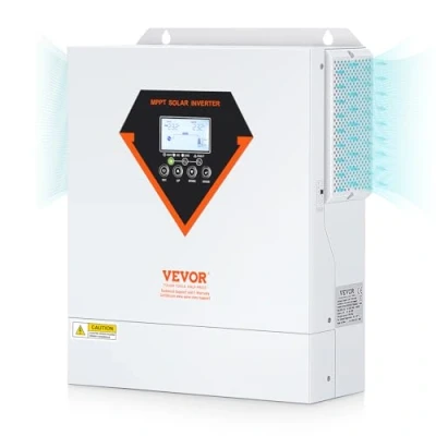 Imagen de VEVOR Inversor Híbrido de 3500W Solar 230 V CA Cargador Fuera la Red Onda Sinusoidal Pura con Controlador Carga MPPT 60 A Incorporado, Híbrida, Utilidad,