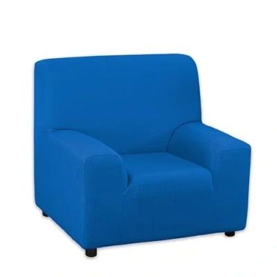 Imagen de Martina Home Emilia, Funda Elástica para Sofá de 1 Plaza, Azul Electrico, 70 a 110 cm ancho