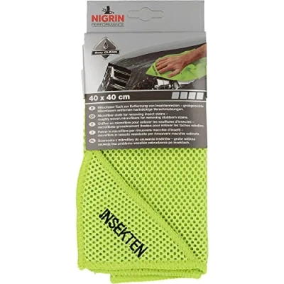 Imagen de NIGRIN 71122 Paño de Microfibra para Eliminar Manchas Insectos (40 x 40 cm)