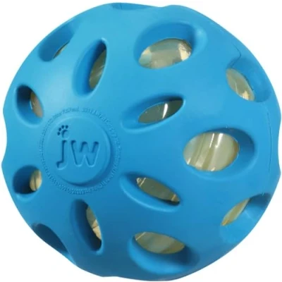 Imagen de JW Crackle Heads Pelota Original para Cachorros y Perros Pequeños Ideal Estimular la Complicidad Perro/Dueño Juegos de Relación con Objetos Dimensión 5 x cm