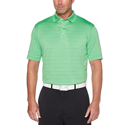 Imagen de Callaway Polo de Manga Corta OPTI Vent Malla Abierta CGM451, Verde Vibrante