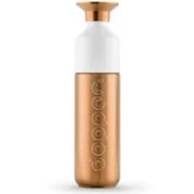 Imagen de Dopper Steel Bronce 490ml Botella de agua acero inoxidable reutilizable sin BPA, 18/8 deportiva metal para uso deportivo y en la oficina.