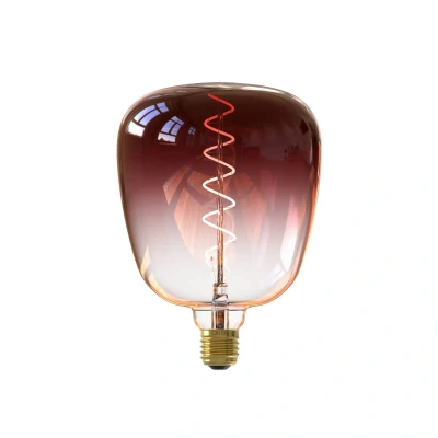 Imagen de CALEX Colors Kiruna, casquillo E27, bombilla de filamento 5 W, regulable, decorativa marrón, blanco cálido