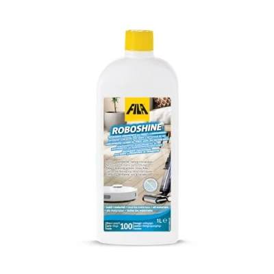 Imagen de FILA Surface Care Solutions ROBOSHINE Detergente Aspirador y Fregasuelos Electrico, hasta 100 Lavados, Liquido Robot Friegasuelos para Todas Las Superficies Limpieza Hogar, No Colour, 1L