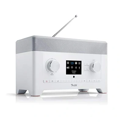 Imagen de Teufel Radio 3SIXTY (Blanco) FM/Dab+ estéreo con Bluetooth, Entrada de USB, Spotify...