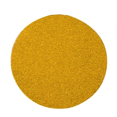 Imagen de Mirka Gold Papel de lija universal Ø 77mm Velcro P80, 50 piezas / Para lijar yeso, masilla, aglomerado, madera, laca