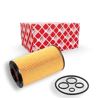 Imagen de FEBI BILSTEIN 32910 Filtro de aceite con junta anular Cartucho filtrante MERCEDES BENZ: SL Cabrio, Clase C T modell, S Berlina