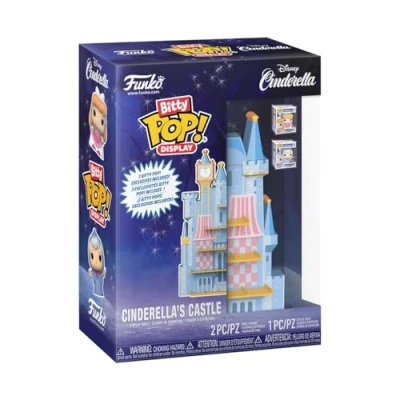 Imagen de Bitty Pop! Display: Cinderella&#039;s Castle 0.9 Inch (2.2 Cm) Collectable Stackable Display Shelf Included Gift Idea Party Bags Stocking