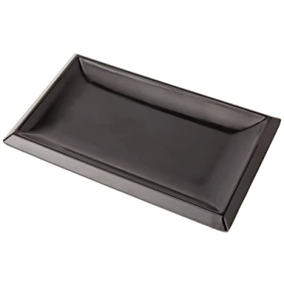 Imagen de Lacor 63541 Bandeja Rectangular De Melamina Classic 26x16x2cm Negro
