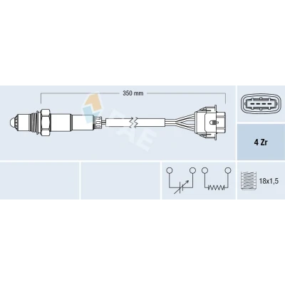 Imagen de FAE 77155 Sonda lambda OPEL: Astra G CC, Corsa C Hatchback, Vectra Berlina