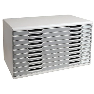 Imagen de Exacompta A3+ Modulo con 10 cajones, color gris